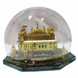 Model Darbar Sahib /Golden Temple / Harmandir Sahib 24 Carat Gold Plated Small(Size - 5 X 4 X 5 Inches, Shape: Round)
