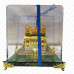 Model Darbar Sahib / Golden Temple / Harmandir Sahib 24 Carat Gold Plated Light Large (Size - 7 X 7 X 6 Inches, Shape: Rectangular)