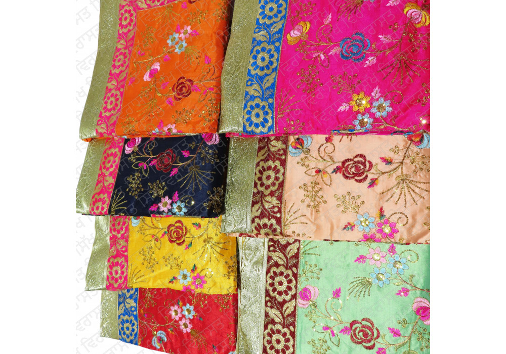 Rumala Sahib Double Designer Pattern Multicolor Rumala Sahib Double Designer Pattern Multicolor