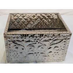 Golak Small Donation Box Stainless Steel (Size - 12 X 8 Inches)