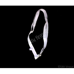 Gatra Or Gaatra Adjustable Steel Buckle Width-1 Inch Color-White 