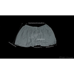 Kachera No.07 Teri Cotton Elastic Waist Size 10 - 20 Inches Color