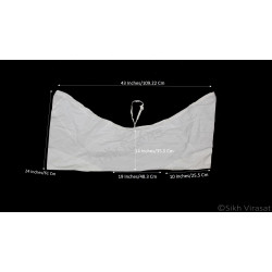 Kachera No.48 Taksali Medium Tie-Knot (Naale/Nale Wala) Waist Size 30 - 34 Inches White Kachera No.48 Taksali Medium Tie-Knot (Naale/Nale Wala) Waist Size 30 - 34 Inches White