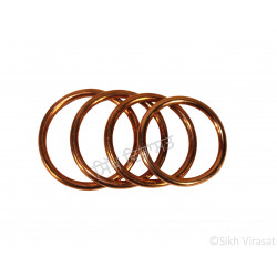 Kara Or Copper (Punjabi: Tamba) Kada Color Copper Size-6.3cm to 7.4 cm