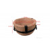 Mortar (Punjabi: Kunda Or Sunehra) Red Stone With Handle Size – 12 Inch