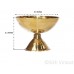Jot Oil Brass Lamp / Akhand Jyoti Diya Deepak/ Brass stand Color Golden Size 2.25/2.5/3/3.75/4/6.25 