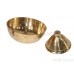 Jot Oil Brass Lamp / Akhand Jyoti Diya Deepak/ Brass stand Color Golden Size 2.25/2.5/3/3.75/4/6.25 