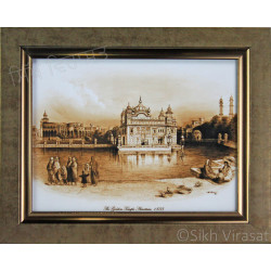 1833 Golden Temple or Darbar Sahib or Harmandir Sahib in Colored Photo Size – 8x10