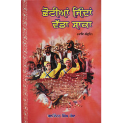 Shotian Jinda Wada Saka Book ਛੋਟੀਆਂ  ਜਿੰਦਾਂ ਵੱਡਾ  ਸਾਕਾ (ਕਾਵਿ-ਸੰਗ੍ਰਹਿ)  By Balwinder Singh Sandha