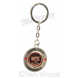 Good Luck Canada Coin Spinner Keychain