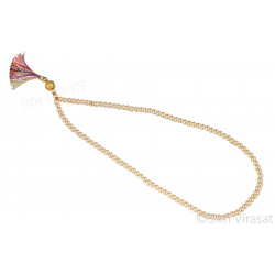 Mala Simple Peral (Moti) Large 108 Beads (Color- Rose Gold)