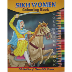 Sikh Woman Colouring Book