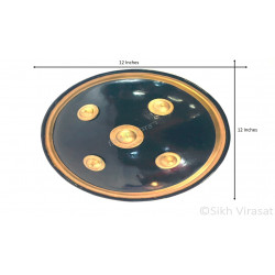 Dhal / Dhaal Gatka Sport Shield Iron Large Size - 12inch Dhal / Dhaal Gatka Sport Shield Iron Large Size - 12inch