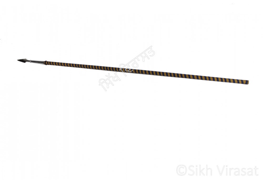 Neja / Nejja / Javelin Spear | Wood & Silver Gatka Sports Large Size 69 inches