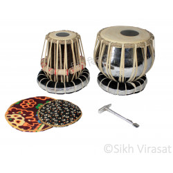 Tabla Basic Musical Twin Color Steel Wooden Set 