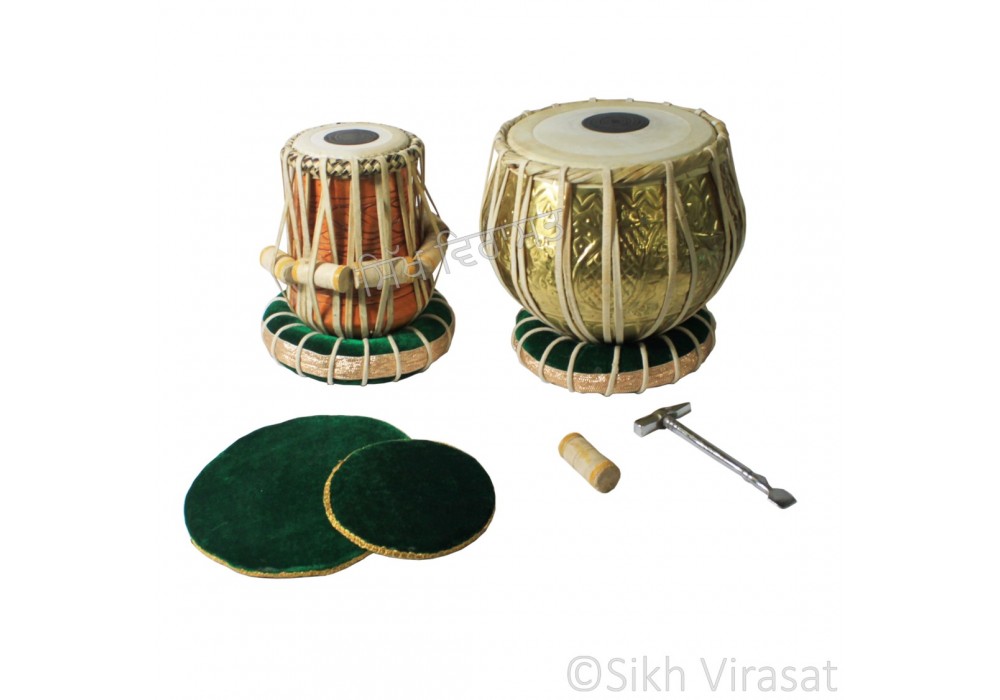 Tabla Set Musicals Twin Color Copper Wooden Tabla Drum Set 275 Tabla Set Musicals Twin Color Copper Wooden Tabla Drum Set 275