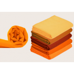 Turban F94 Orange Shades - $2.75 Per Meter Turban F94 Orange Shades - $2.75 Per Meter