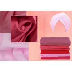 Turban F94 Pink Shades - $2.75 Per Meter