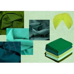 Turban F94 Green Shades - $2.75 Per Meter Turban F94 Green Shades - $2.75 Per Meter